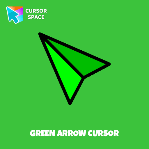 Green arrow cursor arrow cursor